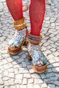Detail of the revelers shoe at the Banda de Ipanema carnival street troup - Rio de Janeiro city - Rio de Janeiro state (RJ) - Brazil