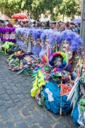 Bate-bolas (beats-ball) during the original Reveler Contest - Cinelandia - Rio de Janeiro city - Rio de Janeiro state (RJ) - Brazil