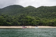 Tourists at Parnaioca Beach - Angra dos Reis city - Rio de Janeiro state (RJ) - Brazil