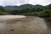 River flowing into Parnaioca Beach - Angra dos Reis city - Rio de Janeiro state (RJ) - Brazil