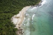 Picture taken with drone of Demo Beach - Angra dos Reis city - Rio de Janeiro state (RJ) - Brazil