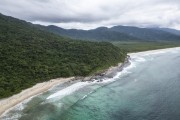 Picture taken with drone of Demo Beach - Angra dos Reis city - Rio de Janeiro state (RJ) - Brazil