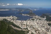 View of Sugarloaf and Botafogo Bay from Christ the Redeemer mirante - Rio de Janeiro city - Rio de Janeiro state (RJ) - Brazil