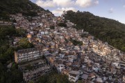 Picture taken with drone of Santa Marta Slum - Rio de Janeiro city - Rio de Janeiro state (RJ) - Brazil
