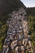 Picture taken with drone of Santa Marta Slum - Rio de Janeiro city - Rio de Janeiro state (RJ) - Brazil
