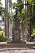 Fountain in the Garden of the Museum of Republic - old Catete Palace (1867) - Rio de Janeiro city - Rio de Janeiro state (RJ) - Brazil