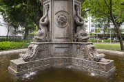 Fountain in the Garden of the Museum of Republic - old Catete Palace (1867) - Rio de Janeiro city - Rio de Janeiro state (RJ) - Brazil