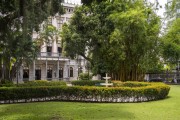 Fountain in the Garden of the Museum of Republic - old Catete Palace (1867) - Rio de Janeiro city - Rio de Janeiro state (RJ) - Brazil