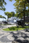 Cannons at the entrance of the old Fort of Copacabana (1914-1987), current Historical Museum Army - Rio de Janeiro city - Rio de Janeiro state (RJ) - Brazil