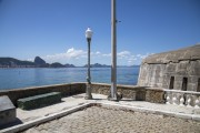 View of Copacabana neighborhood - from old Fort of Copacabana (1914-1987), current Historical Museum Army - Rio de Janeiro city - Rio de Janeiro state (RJ) - Brazil