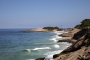 View of Diabo Beach (Devil Beach) from old Fort of Copacabana (1914-1987), current History Museum Army - Rio de Janeiro city - Rio de Janeiro state (RJ) - Brazil