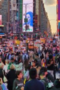 Crowd in Times Square - New York city - New York - United States of America