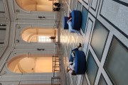 People in the relaxation area - Brooklyn Museum - New York city - New York - United States of America