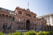 La Casa Rosada (1898) (The Pink House) - also known as Casa de Gobierno (Government House) is the headquarters of government of Argentina - Buenos Aires city - Buenos Aires province - Argentina