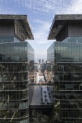 Picture taken with drone of facade of Ventura Towers building - Rio de Janeiro city - Rio de Janeiro state (RJ) - Brazil