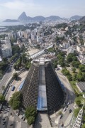 Picture taken with drone of the Cathedral of Sao Sebastiao do Rio de Janeiro (1979)  - Rio de Janeiro city - Rio de Janeiro state (RJ) - Brazil