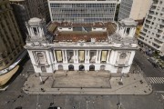 Picture taken with drone of the Pedro Ernesto Palace (1923) - headquarters of Municipal Chamber of Rio de Janeiro city - Rio de Janeiro city - Rio de Janeiro state (RJ) - Brazil