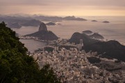 View of Sugarloaf and Botafogo Bay from Christ the Redeemer mirante - Rio de Janeiro city - Rio de Janeiro state (RJ) - Brazil