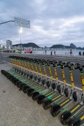 Electric scooter rental station at Posto 6 on Copacabana Beach - Rio de Janeiro city - Rio de Janeiro state (RJ) - Brazil