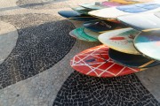 Stand up paddle boards on Post 6 of Copacabana Beach - Rio de Janeiro city - Rio de Janeiro state (RJ) - Brazil