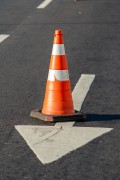 Traffic cone - Post 6 on Copacabana Beach - Rio de Janeiro city - Rio de Janeiro state (RJ) - Brazil
