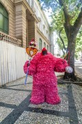 Bate-bolas (beats-ball) of Turma King lord during the original Reveler Contest - Cinelandia - Rio de Janeiro city - Rio de Janeiro state (RJ) - Brazil