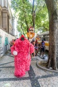 Bate-bolas (beats-ball) of Turma King lord during the original Reveler Contest - Cinelandia - Rio de Janeiro city - Rio de Janeiro state (RJ) - Brazil