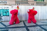 Bate-bolas (beats-ball) of Turma King lord during the original Reveler Contest - Cinelandia - Rio de Janeiro city - Rio de Janeiro state (RJ) - Brazil