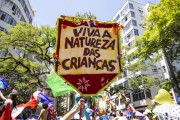 Parade of the Gigantes da Lira carnival street troup - Rio de Janeiro city - Rio de Janeiro state (RJ) - Brazil