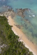 Picture taken with drone of coral reef at Moreira Beach - Prado city - Bahia state (BA) - Brazil