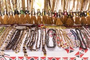 Handcraft for sale in the Tiba indigenous village - Prado city - Bahia state (BA) - Brazil