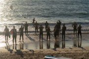 Swimmers entering the sea at Copacabana Beach - Rio de Janeiro city - Rio de Janeiro state (RJ) - Brazil