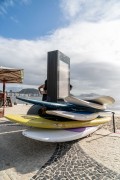Stand up paddle boards on Post 6 of Copacabana Beach - Rio de Janeiro city - Rio de Janeiro state (RJ) - Brazil