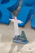 Sand sculpture - Copacabana Beach - Rio de Janeiro city - Rio de Janeiro state (RJ) - Brazil