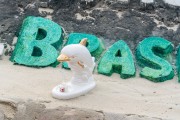 Sand sculpture - Copacabana Beach - Rio de Janeiro city - Rio de Janeiro state (RJ) - Brazil