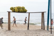 Coconuts for sale on Copacabana Beach kiosks - Rio de Janeiro city - Rio de Janeiro state (RJ) - Brazil