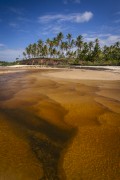 River mouth and desert beach - Imbassuaba Beach - Prado city - Bahia state (BA) - Brazil