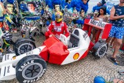 Reveler dressed as Ayrton Senna - Foliao Original Contest - Rio de Janeiro city - Rio de Janeiro state (RJ) - Brazil
