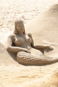 Sand sculpture - Copacabana Beach - Rio de Janeiro city - Rio de Janeiro state (RJ) - Brazil