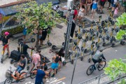 Electric scooter rental station - Francisco Otaviano Street - Rio de Janeiro city - Rio de Janeiro state (RJ) - Brazil