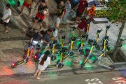 Electric scooter rental station - Francisco Otaviano Street - Rio de Janeiro city - Rio de Janeiro state (RJ) - Brazil