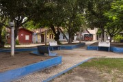 Central square of the village of Cumuruxatiba - Prado city - Bahia state (BA) - Brazil