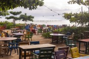 Beachfront restaurant in the village of Cumuruxatiba - Prado city - Bahia state (BA) - Brazil