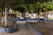 Central square of the village of Cumuruxatiba - Prado city - Bahia state (BA) - Brazil