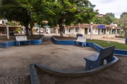 Central square of the village of Cumuruxatiba - Prado city - Bahia state (BA) - Brazil