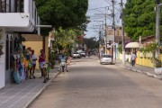 Street in the village of Cumuruxatiba - Prado city - Bahia state (BA) - Brazil