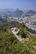 Picture taken with drone of the Botafogo Bay with the Sugar Loaf during the dawn - Rio de Janeiro city - Rio de Janeiro state (RJ) - Brazil