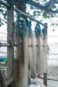 Fishing net - Fishing village Z-13 - on Post 6 of Copacabana Beach - Rio de Janeiro city - Rio de Janeiro state (RJ) - Brazil