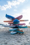 Stand up paddle boards on Post 6 of Copacabana Beach - Rio de Janeiro city - Rio de Janeiro state (RJ) - Brazil