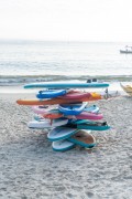 Stand up paddle boards on Post 6 of Copacabana Beach - Rio de Janeiro city - Rio de Janeiro state (RJ) - Brazil